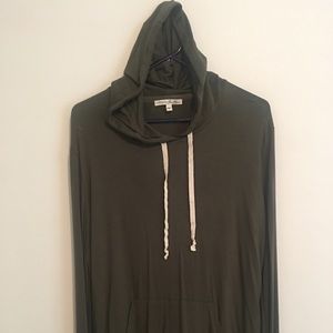 Olive green hoodie